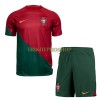 Original Trikotsatz Portugal Heimtrikot WM 2022 Für Kinder